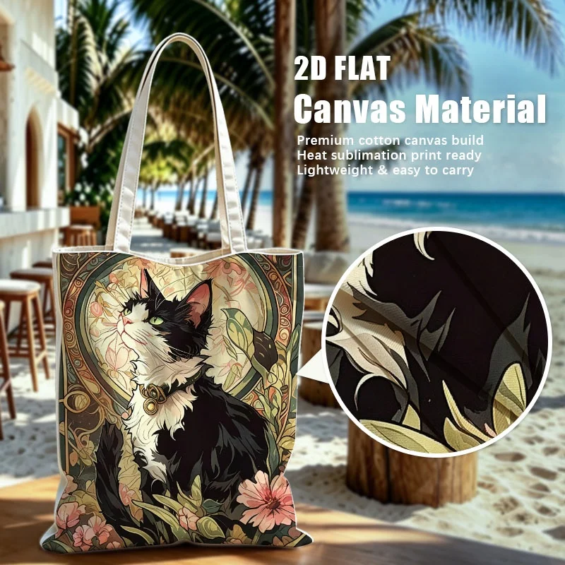 Retro Art Cute Black Cat Tote Bag Bags for Woman Bags Luxury Designer Famous
Retro Art Cute Black Cat Tote Bag Bags for Woman Bags Luxury Designer Famous