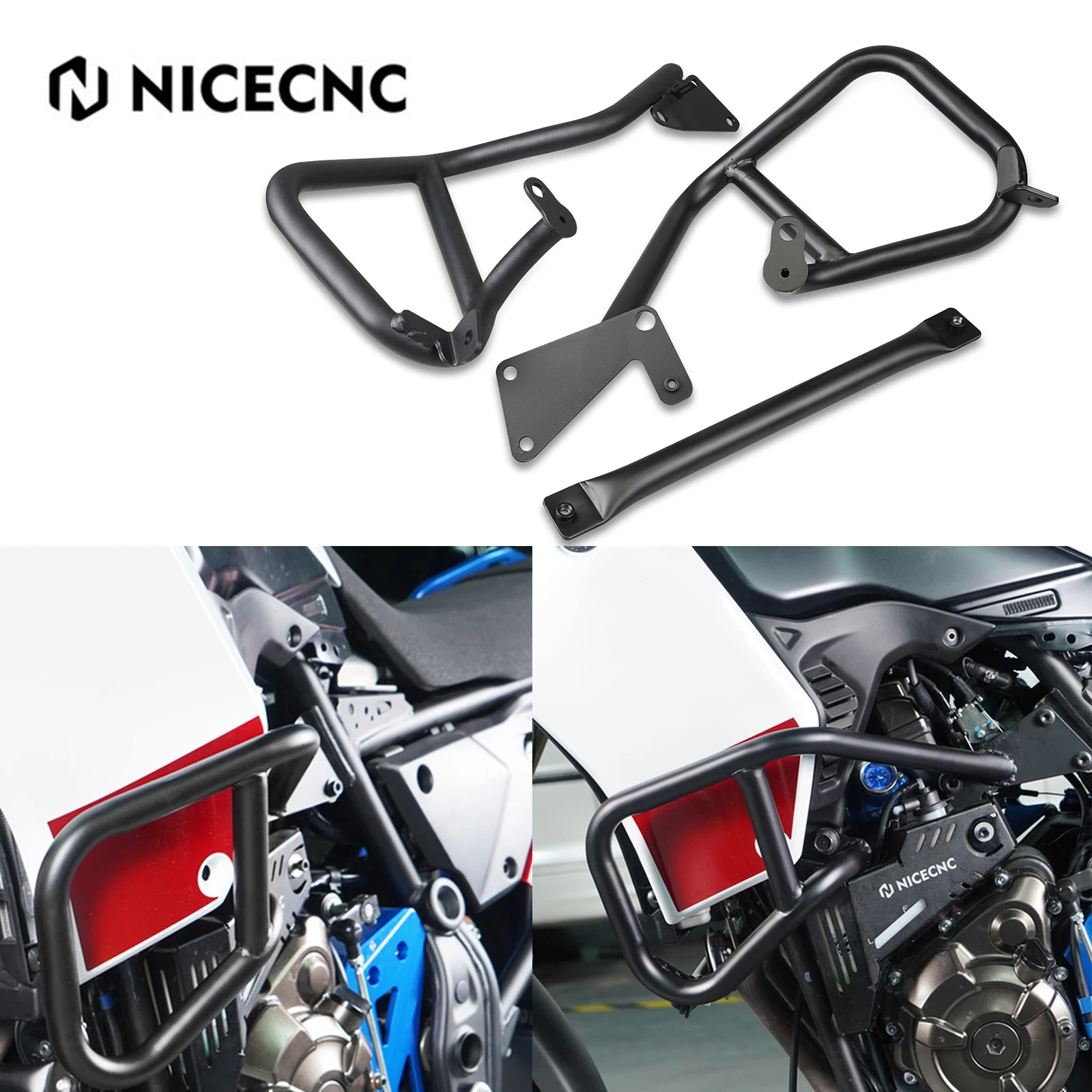 NICECNC Motorcycle Engine Guard Crash Bar Frame Protection For Yamaha Tenere 700 XTZ700 2019-2024 2023 Rally Edition 2020-2024 
NICECNC Motorcycle Engine Guard Crash Bar Frame Protection For Yamaha Tenere 700 XTZ700 2019-2024 2023 Rally Edition 2020-2024
