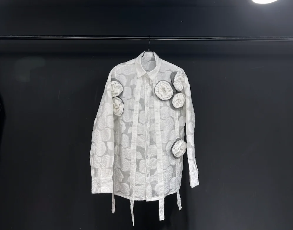 2023 Original design spring and summer new organza jacquard shirt long sleeve relief loose shirt for men and women couples pinch
2023 Original design spring and summer new organza jacquard shirt long sleeve relief loose shirt for men and women couples pinch