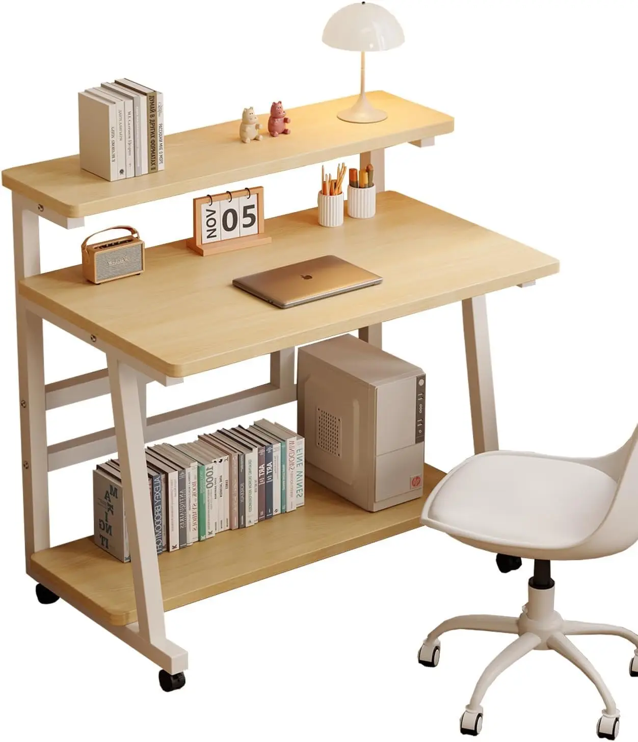 39.4in Small Space Home Office Rolling Computer Desk Study Table Bedroom,Customized
39.4in Small Space Home Office Rolling Computer Desk Study Table Bedroom,Customized