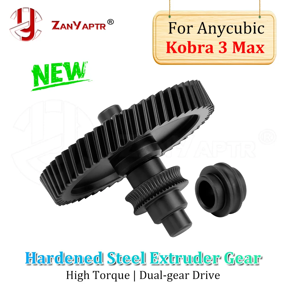For Anycubic Kobra 3 Max Extruder Gear Hardened Steel Driving Wheel Anti-skip Filament Feed Gear for 3D Printer accessories
For Anycubic Kobra 3 Max Extruder Gear Hardened Steel Driving Wheel Anti-skip Filament Feed Gear for 3D Printer accessories