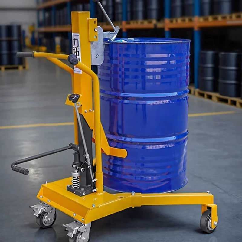 Manual Hydraulic Forklift Truck Oil Barrel Transporting Forklift Truck Plastic Commercial Furniture Carretilla Elevadora ZY60CC
Manual Hydraulic Forklift Truck Oil Barrel Transporting Forklift Truck Plastic Commercial Furniture Carretilla Elevadora ZY60CC