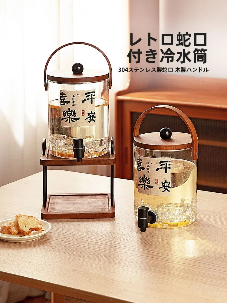 Современный стеклянный кувшин для холодной воды с краном для заваривания чая и хранения напитков, термостойкая бутылка для воды
Современный стеклянный кувшин для холодной воды с краном для заваривания чая и хранения напитков, термостойкая бутылка для воды