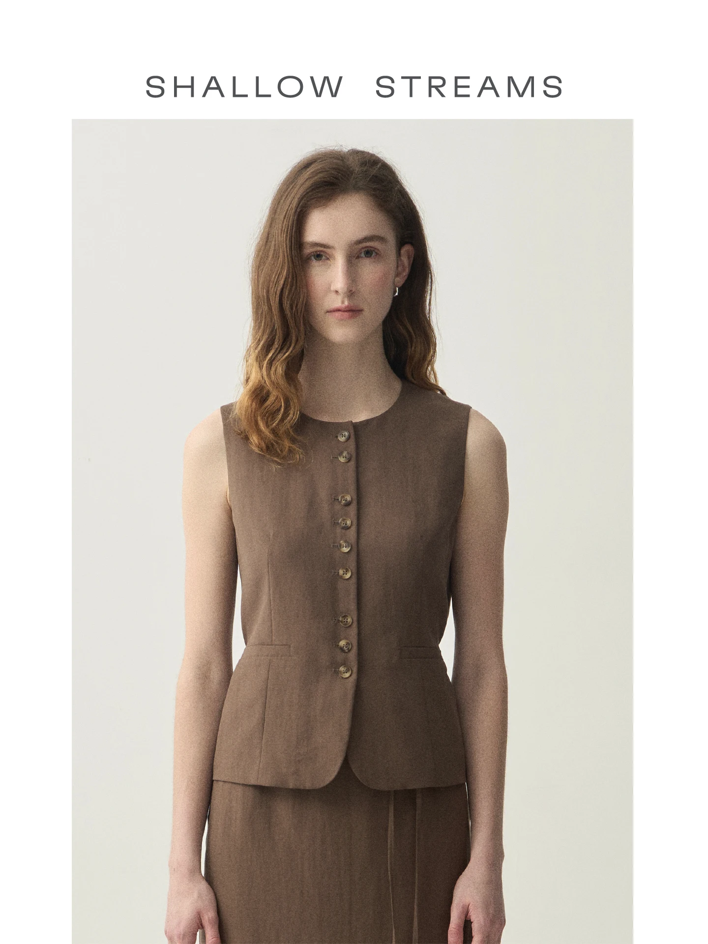 Shallow Streams Minimalist Luxury Linen round Neck Suit Vest Casual Tank Top Women's Fashion Summer 2026 China Made
Shallow Streams Minimalist Luxury Linen round Neck Suit Vest Casual Tank Top Women's Fashion Summer 2026 China Made