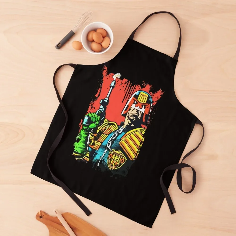 Judge dredd comic funny gift Apron Salon Kitchens Woman Utensils For Kitchen Kids Apron
Judge dredd comic funny gift Apron Salon Kitchens Woman Utensils For Kitchen Kids Apron