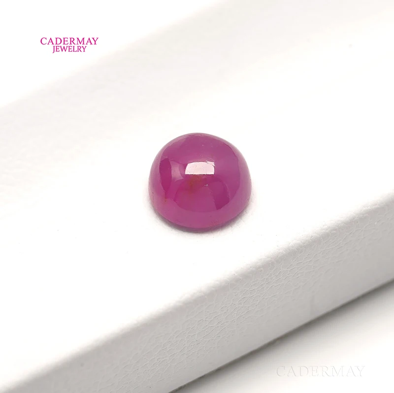Cadermay GRC Certificate Not Heated Natural Ruby 2.61ct Round Cabochon Red Natural Ruby Gemstones For Jewelry Making
Cadermay GRC Certificate Not Heated Natural Ruby 2.61ct Round Cabochon Red Natural Ruby Gemstones For Jewelry Making