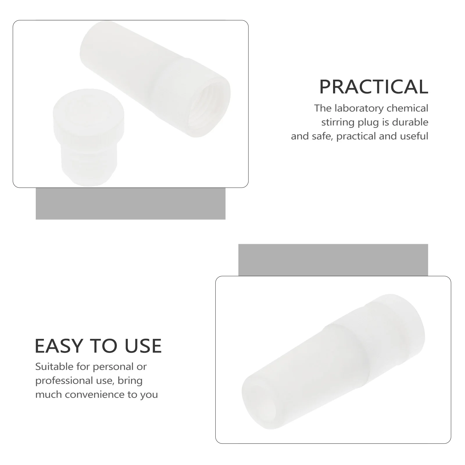 PTFE Stirring Plug Safe Chemistry Experimental Tool White Small Light Easy Use Premium Material Multipurpose Long
PTFE Stirring Plug Safe Chemistry Experimental Tool White Small Light Easy Use Premium Material Multipurpose Long