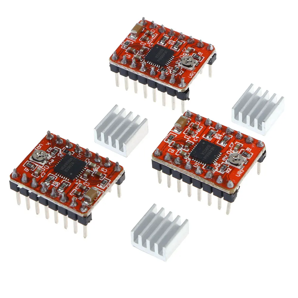5pcs 3D Printer Accessories Stepper Driver Module Motor Controller Adjustable Current Over-Temperature Short-Circuit
5pcs 3D Printer Accessories Stepper Driver Module Motor Controller Adjustable Current Over-Temperature Short-Circuit