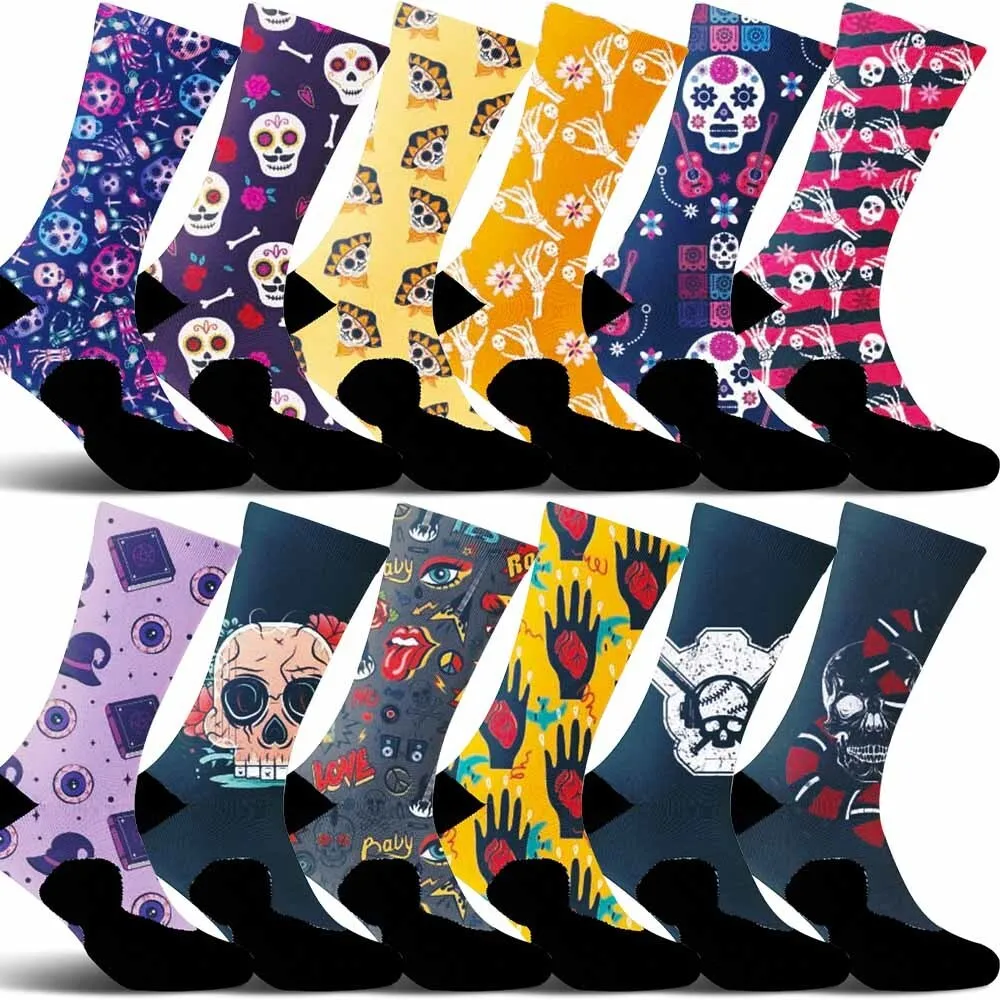 Skeleton patterned sports cycling socks for playing guitar, unisex, breathable, sweat absorbing, suitable for sports enthusiasts
Skeleton patterned sports cycling socks for playing guitar, unisex, breathable, sweat absorbing, suitable for sports enthusiasts
