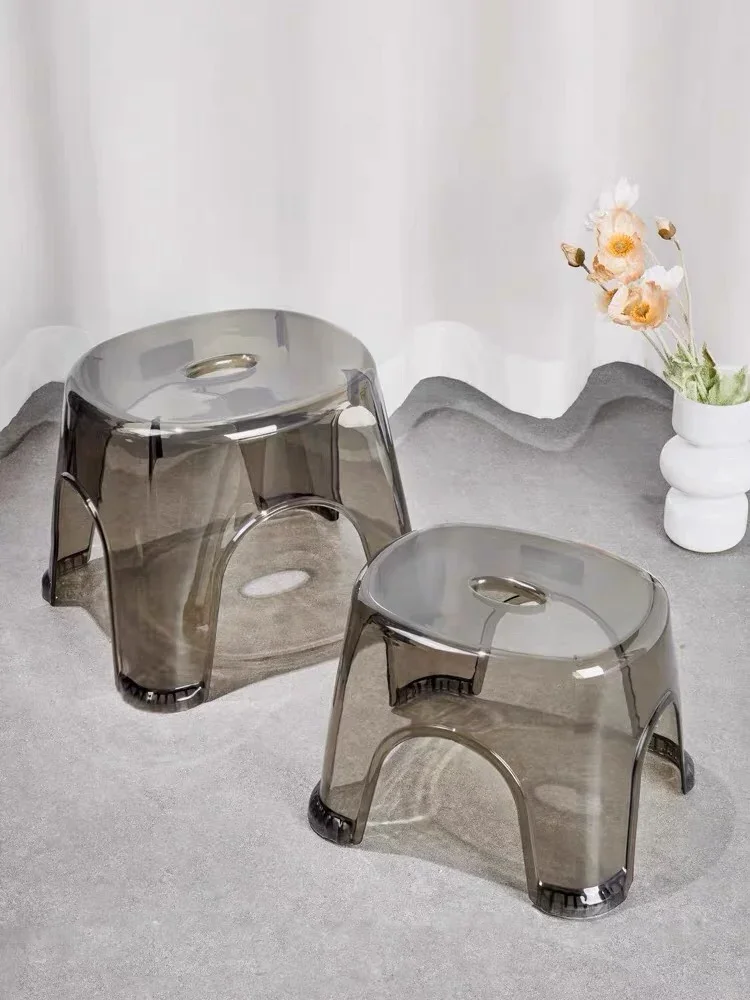 Footrest 2pcs Acrylic Transparent Small Stool Plastic Thickened Bench Household Children's Round Stools kitchen Durable
Footrest 2pcs Acrylic Transparent Small Stool Plastic Thickened Bench Household Children's Round Stools kitchen Durable