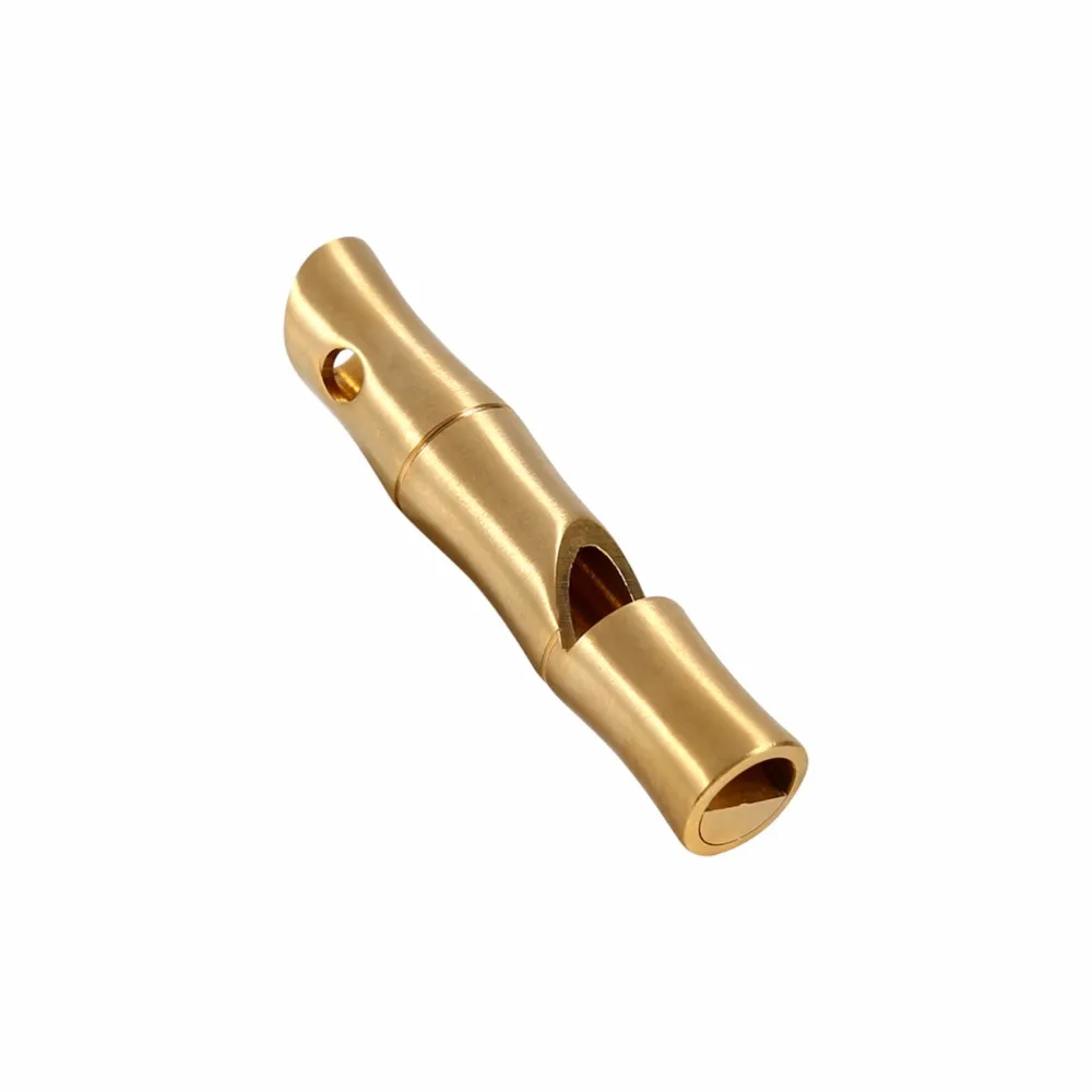 Outdoor Metal Emergency Survival Whistle High Decibel Brass Metal Bamboo Shape Section Whistle For Help Defensive Training
Outdoor Metal Emergency Survival Whistle High Decibel Brass Metal Bamboo Shape Section Whistle For Help Defensive Training