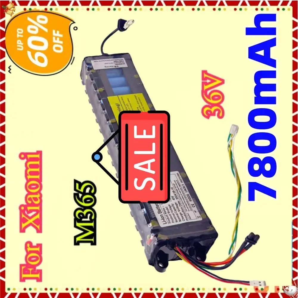 36V 7800mAh 18650 Lithium Li-ion Battery Pack for Xiaomi M365 Electric Scooter 10S3P NE1003-H Cell Communication Interface
36V 7800mAh 18650 Lithium Li-ion Battery Pack for Xiaomi M365 Electric Scooter 10S3P NE1003-H Cell Communication Interface