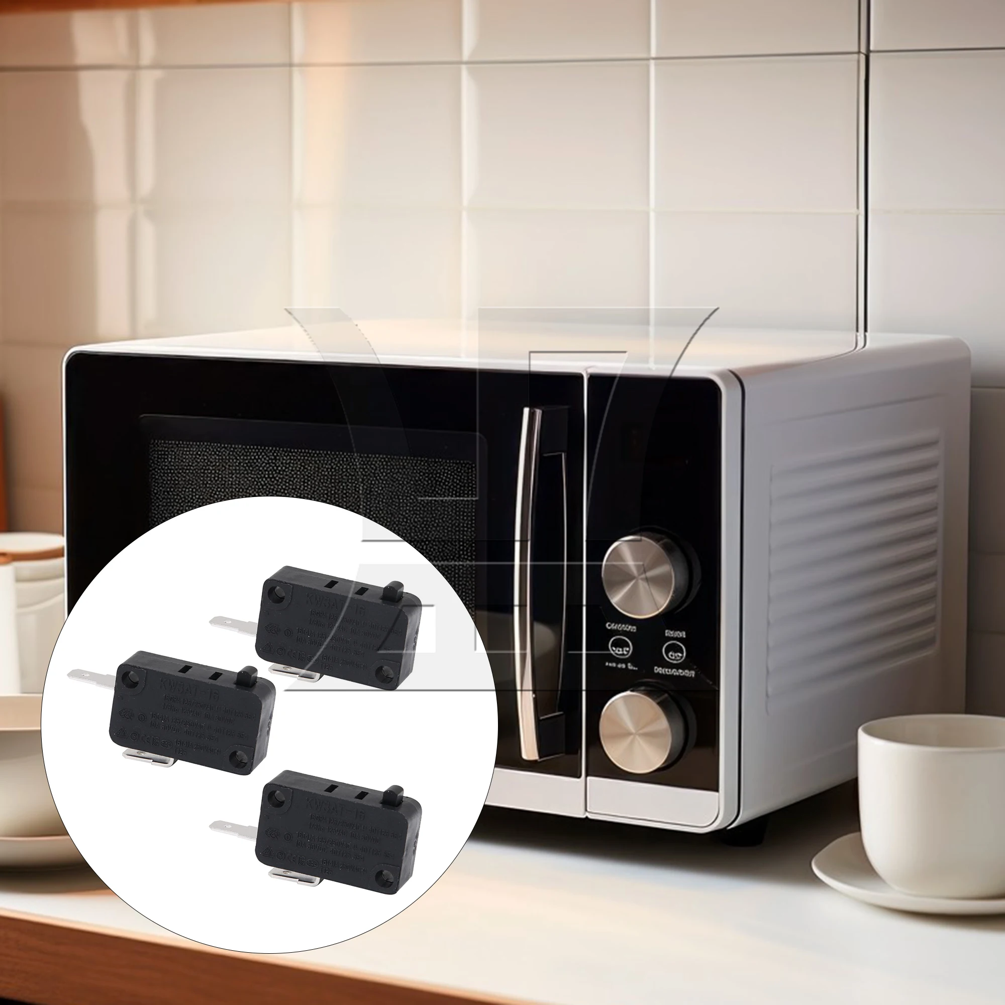 BQLZR 3 Pcs Micro Door Switch 5E4 16A 125V 250V Replacement for SZM-V16-FD-63
BQLZR 3 Pcs Micro Door Switch 5E4 16A 125V 250V Replacement for SZM-V16-FD-63