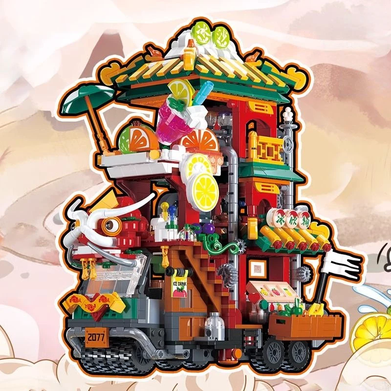 Ice Drink Shop Car Building Building Blocks Building Small Particles Street Scene Children's Assembly Toy Model Ornaments Gift
Ice Drink Shop Car Building Building Blocks Building Small Particles Street Scene Children's Assembly Toy Model Ornaments Gift