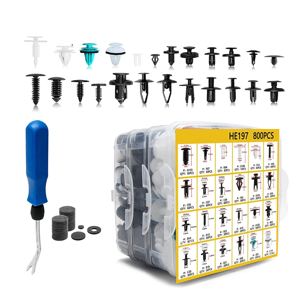 Universal Car Bus Train Plane Truck Caravan Body Trim Bumper Push Pin Retainer Clips Fasteners Rivets Assortment Set
Universal Car Bus Train Plane Truck Caravan Body Trim Bumper Push Pin Retainer Clips Fasteners Rivets Assortment Set
