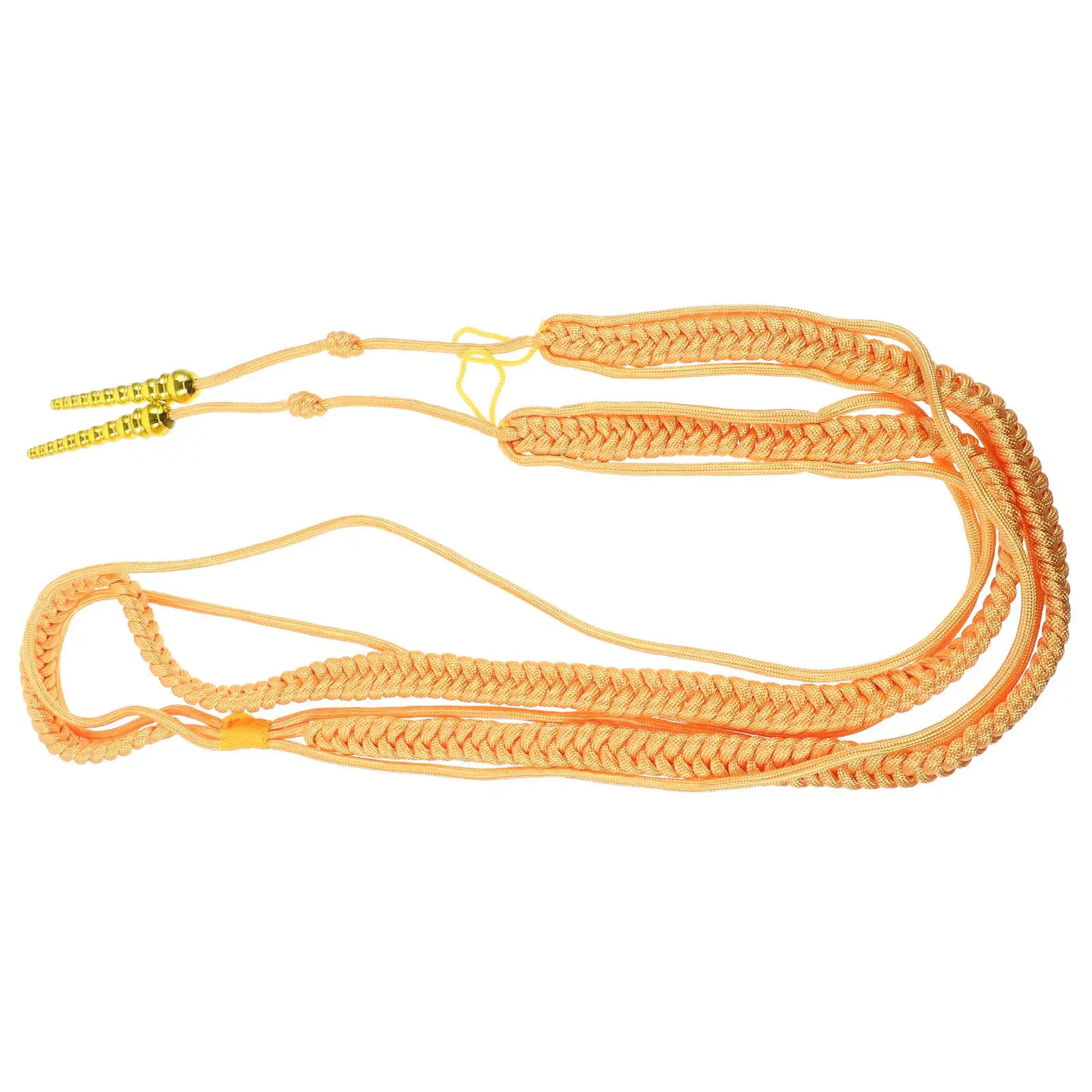 Gold Braided Cord Uniform Golden Aiguillette Cord Shoulder Epaulets Decoration Long Yellow Plastic Pendant Hat Accessory
Gold Braided Cord Uniform Golden Aiguillette Cord Shoulder Epaulets Decoration Long Yellow Plastic Pendant Hat Accessory