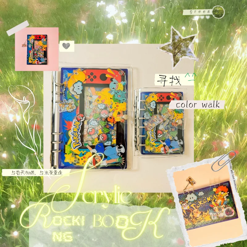 Acrylic Shake Book A5 A7 Pokémon Writing Diary Collection Portable School Creative Animation Stationery Friends Fashion DIY Gift
Acrylic Shake Book A5 A7 Pokémon Writing Diary Collection Portable School Creative Animation Stationery Friends Fashion DIY Gift