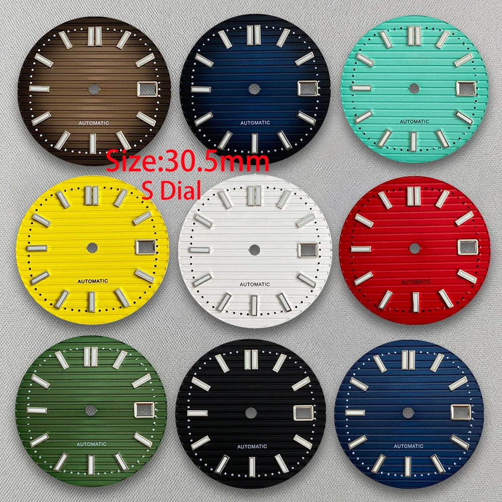 Sky blue Dial NH35 30.5mm Watch Nautilus Dial Nh35 S Dial Green Luminous NH35 Movement NH36 Watch Nautilus for 41mm Watch Cases
Sky blue Dial NH35 30.5mm Watch Nautilus Dial Nh35 S Dial Green Luminous NH35 Movement NH36 Watch Nautilus for 41mm Watch Cases