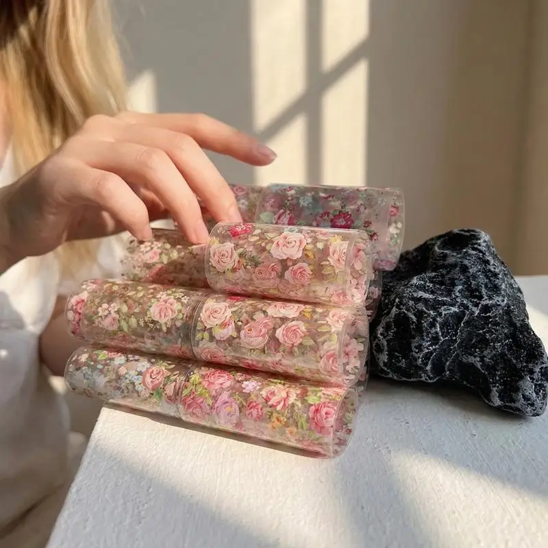 1Pcs 100cm Flower Rose Nail Transfer Foils Sticker Paper Floral Stickers Nails Wraps Tulip Nail Art Stickers Decal Nail Art
1Pcs 100cm Flower Rose Nail Transfer Foils Sticker Paper Floral Stickers Nails Wraps Tulip Nail Art Stickers Decal Nail Art