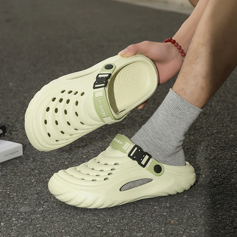 Men's Summer Outdoor Beach Shoes, Dual-purpose Light and Durable Slip-on EVA-soled Slippers for Both Indoor and Outdoor Use
Men's Summer Outdoor Beach Shoes, Dual-purpose Light and Durable Slip-on EVA-soled Slippers for Both Indoor and Outdoor Use