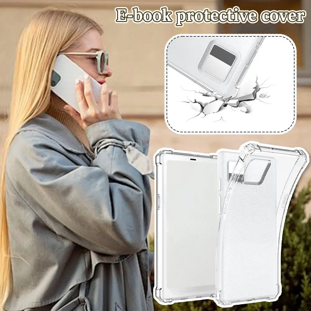 Soft Clear TPU Back Cover For Funda Onyx Boox P6 Case 6.13" EBook Shockproof Protector Shell Transparent Anti-fall Cover Z9I6
Soft Clear TPU Back Cover For Funda Onyx Boox P6 Case 6.13" EBook Shockproof Protector Shell Transparent Anti-fall Cover Z9I6