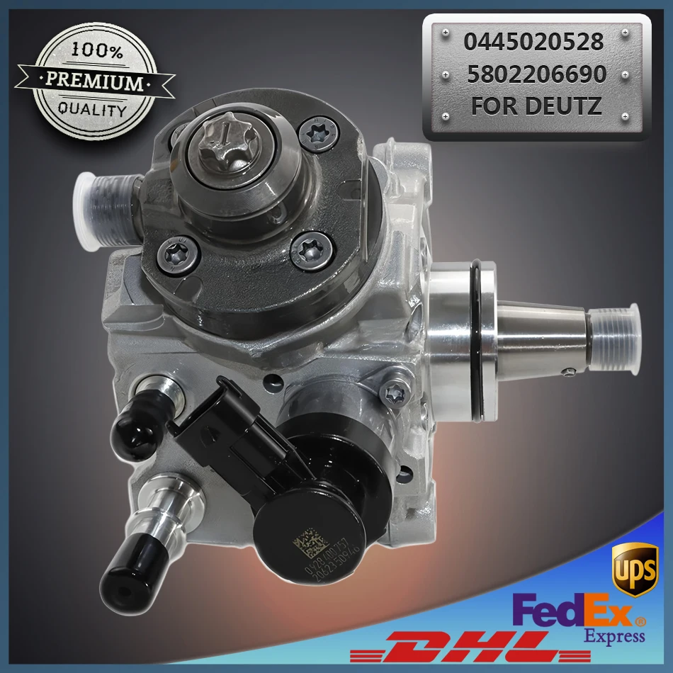 Fuel Injection Pump 0445020527 0445020528 04132378 04132090 Common Rail Pump for DEUTZ TCD2.9 L4 Diesel Engine
Fuel Injection Pump 0445020527 0445020528 04132378 04132090 Common Rail Pump for DEUTZ TCD2.9 L4 Diesel Engine