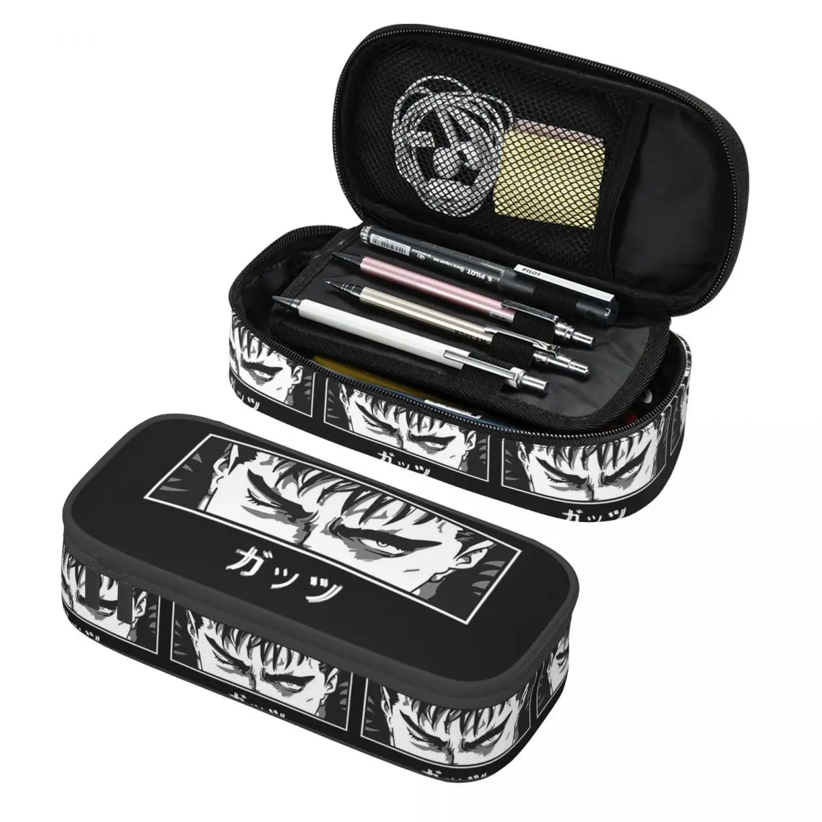 Japanese Anime Berserk Logo Pencil Case Pen Holder Storage Stationery Supplies Large Storage Pen Box Pencil Bag for Kids
Japanese Anime Berserk Logo Pencil Case Pen Holder Storage Stationery Supplies Large Storage Pen Box Pencil Bag for Kids