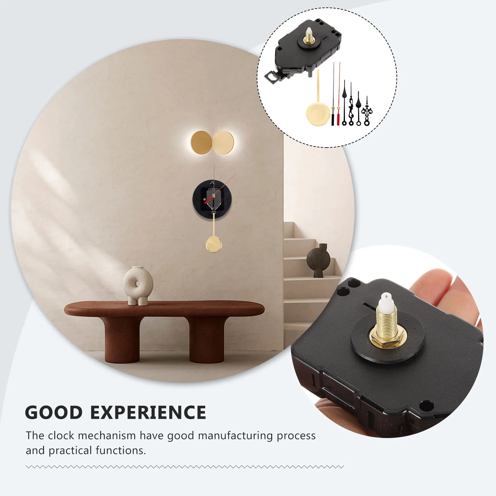 1 set 1 Set Of Quartz Pendulum Movement Kit High Precision Mute Mechanism For Diy Wall Clock Repair Durable Clock Parts Tool
1 set 1 Set Of Quartz Pendulum Movement Kit High Precision Mute Mechanism For Diy Wall Clock Repair Durable Clock Parts Tool