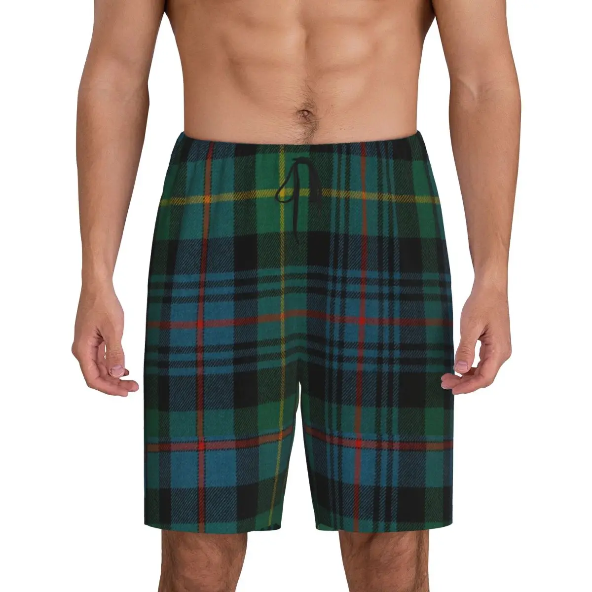 Custom Print Men's Fashion Green Tartan Plaid Pajama Bottoms Gingham Sleepwear Pjs Sleep Shorts with Pockets
Custom Print Men's Fashion Green Tartan Plaid Pajama Bottoms Gingham Sleepwear Pjs Sleep Shorts with Pockets