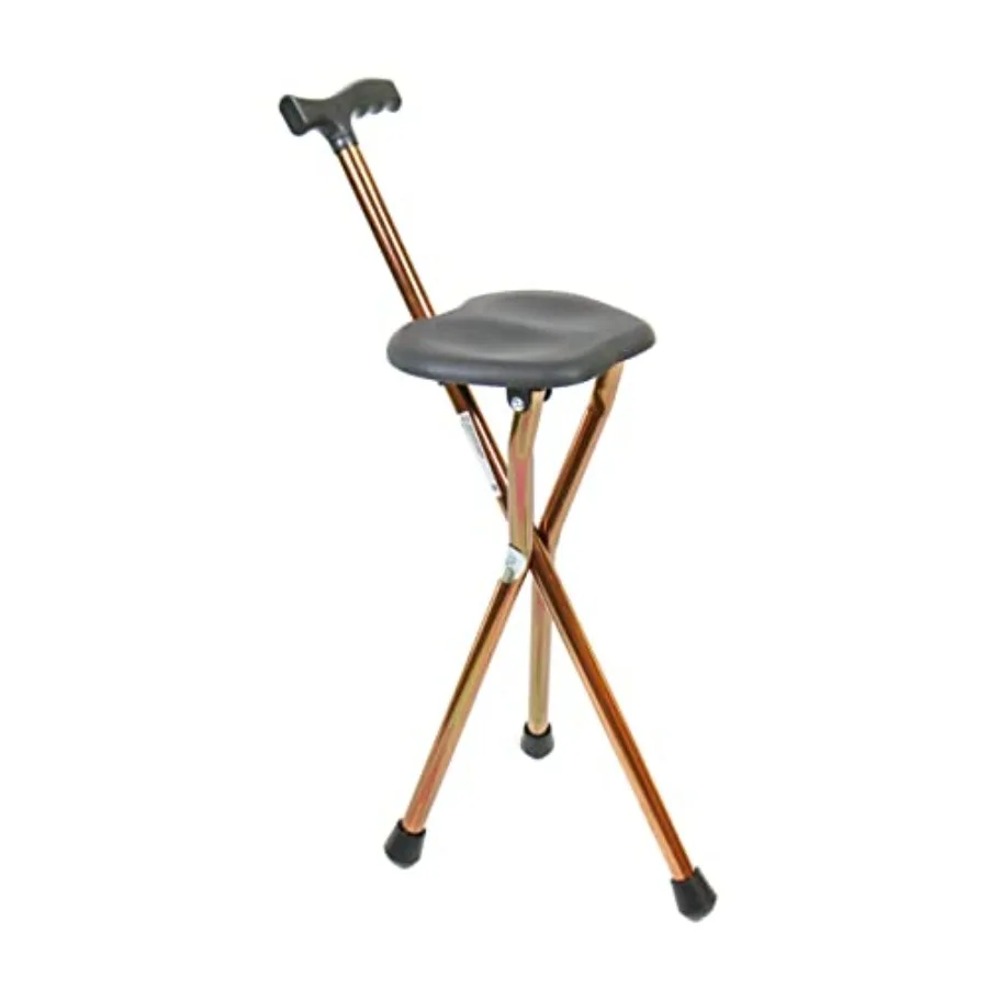 Folding Cane with Seat 32.5" Height Walking Cane with Seat for Travel Men and Women 3-Leg Seat Aluminium
Folding Cane with Seat 32.5" Height Walking Cane with Seat for Travel Men and Women 3-Leg Seat Aluminium