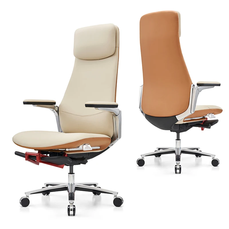 Luxury High Back Office Chair For Director Modern Design Genuine Leather & Fabric With Adjustable Headrest Luxury Lift Chair
Luxury High Back Office Chair For Director Modern Design Genuine Leather & Fabric With Adjustable Headrest Luxury Lift Chair
