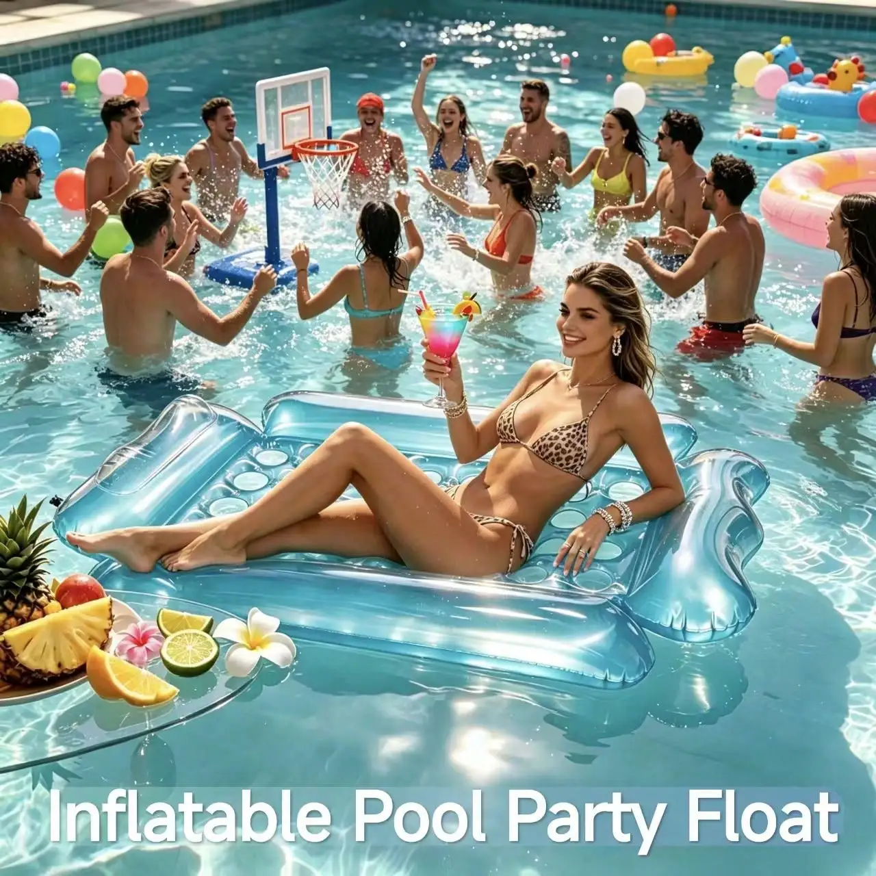 An Inflatable Pool Float Chair, 51 Inches, With Upgraded PVC Perforated Float, Sky Blue, Ultra-Comfortable Float Bed With Cool Headrest, Portable And Easy To Store, Suitable For Indoor And Outdoor Pool Parties And Water Entertainment Gatherings.
An Inflatable Pool Float Chair, 51 Inches, With Upgraded PVC Perforated Float, Sky Blue, Ultra-Comfortable Float Bed With Cool Headrest, Portable And Easy To Store, Suitable For Indoor And Outdoor Pool Parties And Water Entertainment Gatherings.