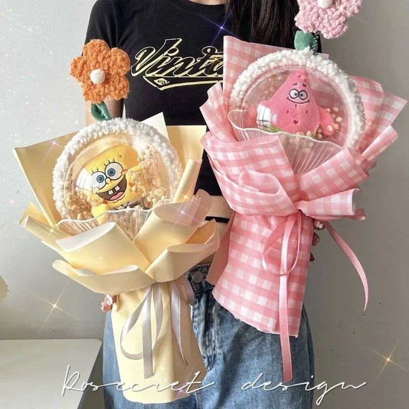 Anime Obo Ball Finished SpongeBo Patrick Dolls Dried Baby's Breath Flower Bouquet for Bday Graduation Memorial Lovely 2026 New
Anime Obo Ball Finished SpongeBo Patrick Dolls Dried Baby's Breath Flower Bouquet for Bday Graduation Memorial Lovely 2026 New