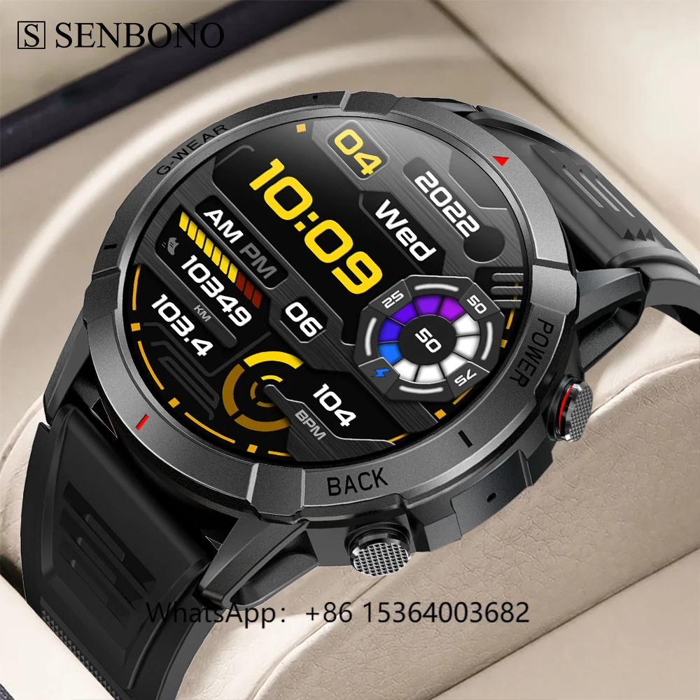 TJXL-SENBONO NX10 2023 Outdoor Sports AMOLED Smartwatch Custom 1.43' HD Big Screen Blue Tooth IP68 Waterproof Smart Watch Men Wo
TJXL-SENBONO NX10 2023 Outdoor Sports AMOLED Smartwatch Custom 1.43' HD Big Screen Blue Tooth IP68 Waterproof Smart Watch Men Wo