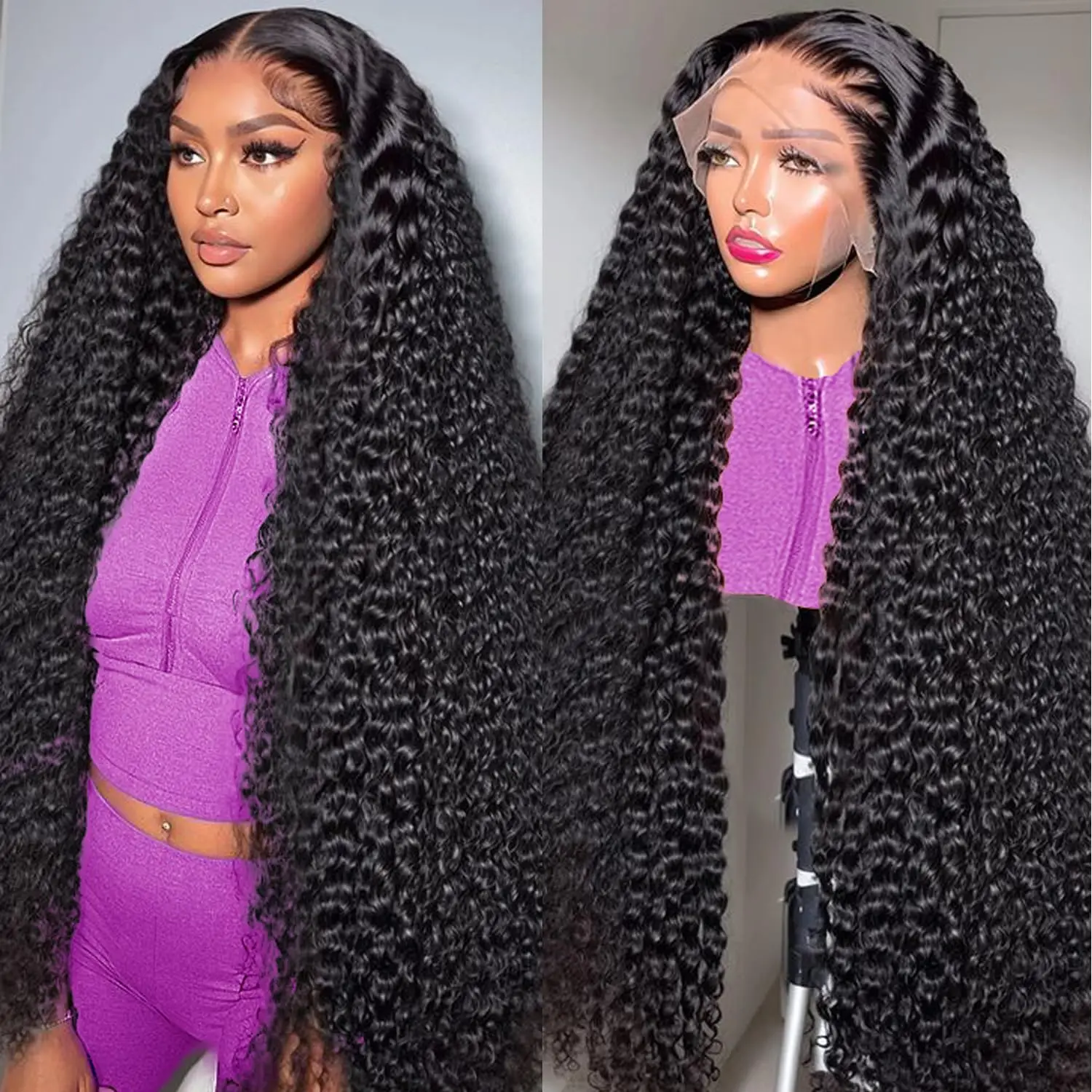 30 34 Inches Deep wave 13X6 HD Transparent Lace Frontal Wig 200 Density Pre plucked Deep Wave Curly Human Hair Wigs For Women
30 34 Inches Deep wave 13X6 HD Transparent Lace Frontal Wig 200 Density Pre plucked Deep Wave Curly Human Hair Wigs For Women