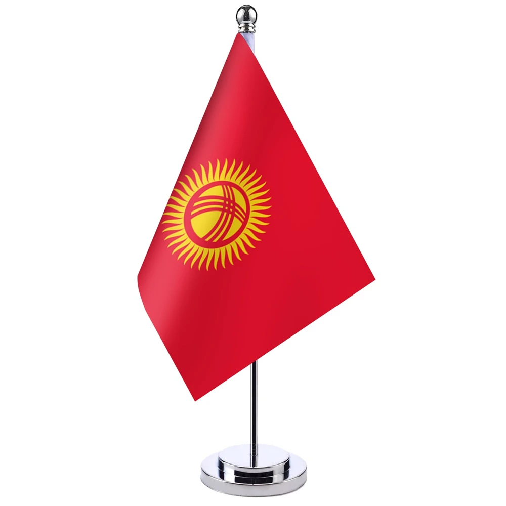 14x21cm Office Desk Flag Of Kyrgyz Banner Boardroom Table Stand Pole The Kyrgyz Cabinet Flag Set Meeting Room Decor
14x21cm Office Desk Flag Of Kyrgyz Banner Boardroom Table Stand Pole The Kyrgyz Cabinet Flag Set Meeting Room Decor