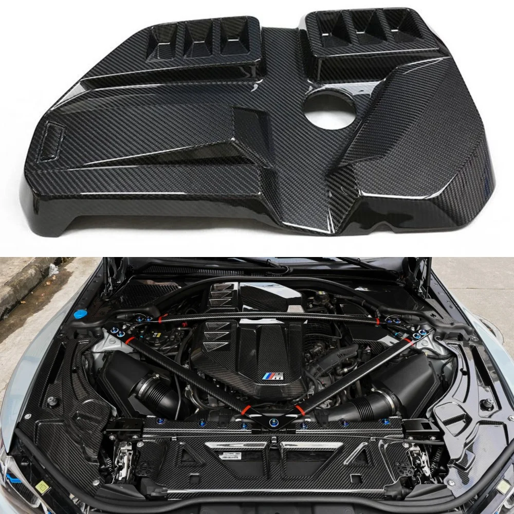 Genuine Dry Carbon Fiber For BMW M2 G87 M3 G80 M4 G82 Engine Cover Replacement Engine Bay Trim Set Body kits Auto Parts
Genuine Dry Carbon Fiber For BMW M2 G87 M3 G80 M4 G82 Engine Cover Replacement Engine Bay Trim Set Body kits Auto Parts