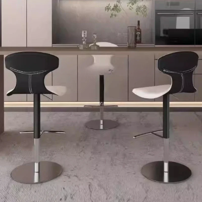 Designer Minimalistic Bar Chairs Modern Accent Brown Comfortable Bar Chairs Swivel High White Taburete Cocina Home Furniture
Designer Minimalistic Bar Chairs Modern Accent Brown Comfortable Bar Chairs Swivel High White Taburete Cocina Home Furniture
