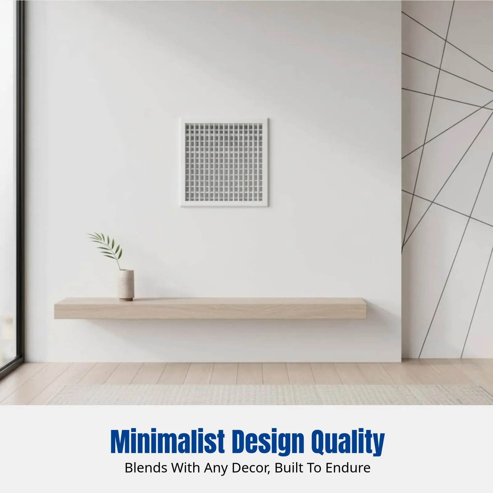 Регулируемая вентиляционная решетка, двухслойная безрамная встраиваемая для центрального кондиционирования воздуха
Регулируемая вентиляционная решетка, двухслойная безрамная встраиваемая для центрального кондиционирования воздуха