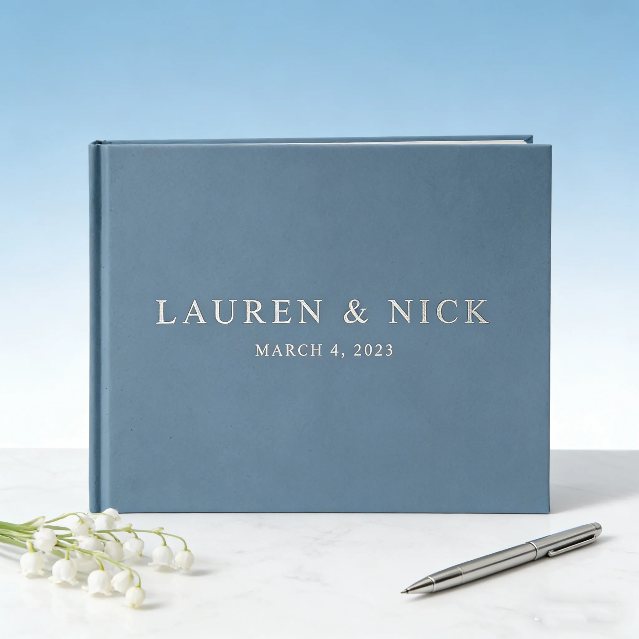 Elegant Gold Personalized Wedding Guest Book | Custom Memory Album with 50 Sheets | Multiple Color Choices Bridal Shower Gift
Elegant Gold Personalized Wedding Guest Book | Custom Memory Album with 50 Sheets | Multiple Color Choices Bridal Shower Gift