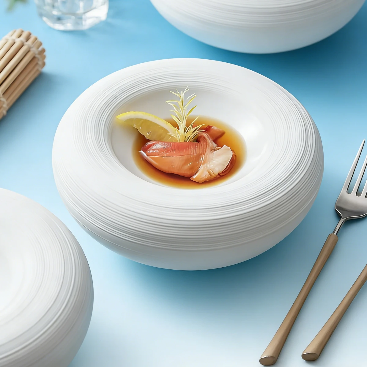 Creative 6-inch White Double-layer Ceramic Bowl for Cold Dish Snack & Salmon
Creative 6-inch White Double-layer Ceramic Bowl for Cold Dish Snack & Salmon