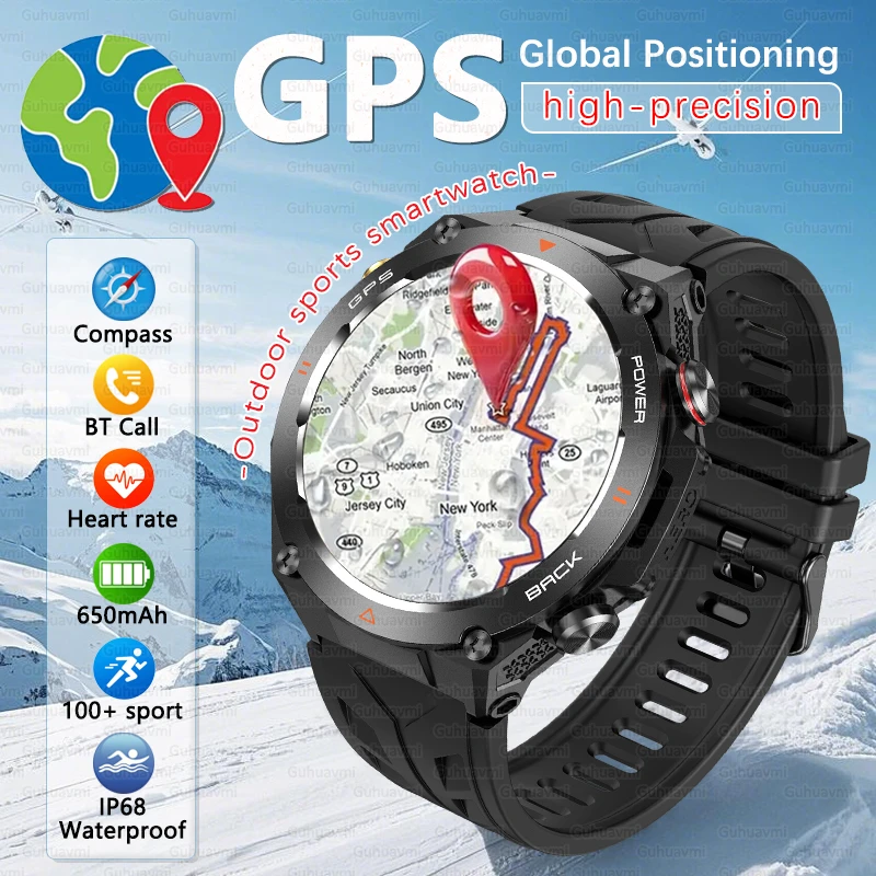 Military Certification GPS Smartwatch 1.43 '' AMOLED Screen Compass Barometer IP68 Waterproof Sports Fitness Bracelet For XIAOMI
Military Certification GPS Smartwatch 1.43 '' AMOLED Screen Compass Barometer IP68 Waterproof Sports Fitness Bracelet For XIAOMI