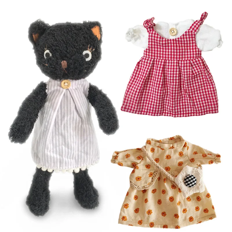 1 Set Cute Cats Plush Dolls with Change Clothes Stuffed Animal Soft Toys Children Girls DIY Gift (1 Cat & 2 Clothes)
1 Set Cute Cats Plush Dolls with Change Clothes Stuffed Animal Soft Toys Children Girls DIY Gift (1 Cat & 2 Clothes)