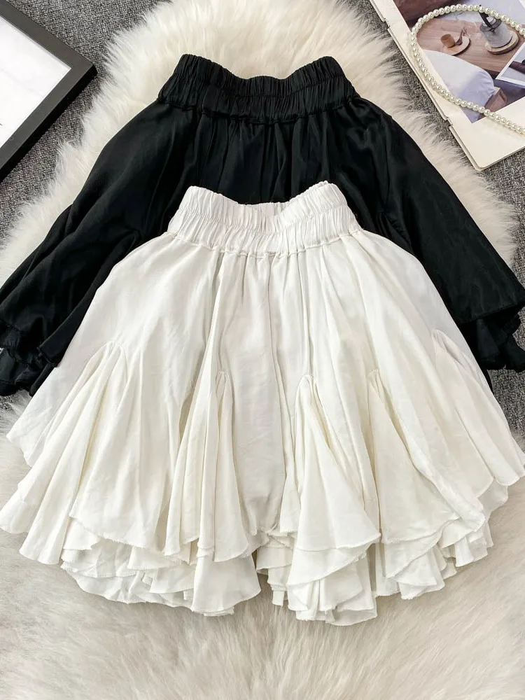 Новая женская летняя короткая юбка с высокой талией, белая, дизайнерская, чувственная, асимметричная, многоярусная, корейский стиль, для офиса и повседневной носки, с эффектом похудения
Новая женская летняя короткая юбка с высокой талией, белая, дизайнерская, чувственная, асимметричная, многоярусная, корейский стиль, для офиса и повседневной носки, с эффектом похудения