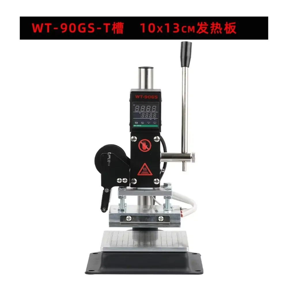 WT-90GS Mini Digital Embossing Machine Gold Silver Digital Leather Logo Letters Embossed T Slot Hot Stamping
WT-90GS Mini Digital Embossing Machine Gold Silver Digital Leather Logo Letters Embossed T Slot Hot Stamping