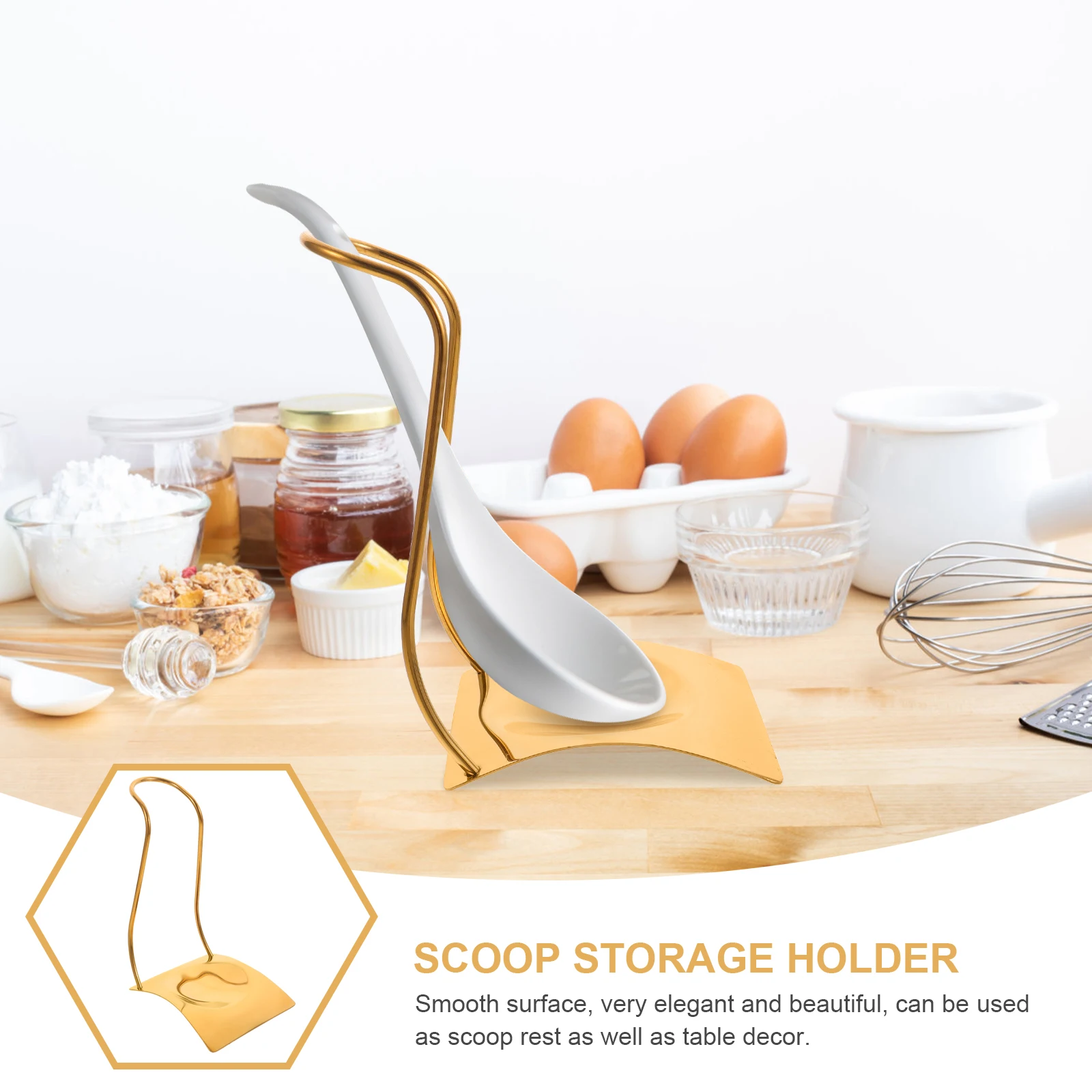 Stainless Steel Spoon Rest Ladle Holder Practical Delicate St Golden Kitchen Gadgets Small Size Easy Wash Elegant Decor Spoon St
Stainless Steel Spoon Rest Ladle Holder Practical Delicate St Golden Kitchen Gadgets Small Size Easy Wash Elegant Decor Spoon St