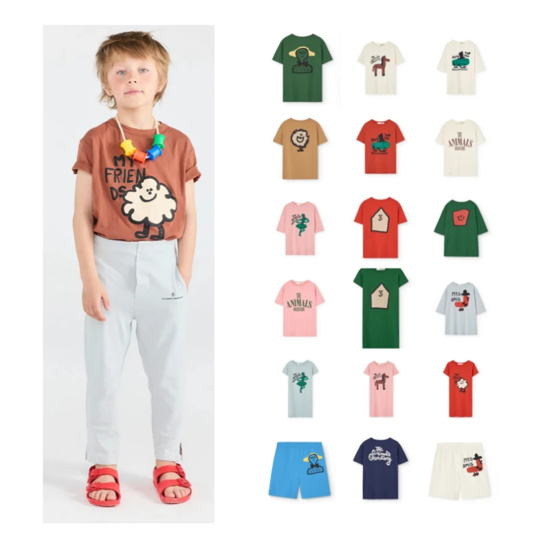 Детская футболка Mother & Kids 26TAO с мультяшным принтом, шорты с короткими рукавами, повседневная одежда, хлопковый топ для мальчиков и девочек, футболки
Детская футболка Mother & Kids 26TAO с мультяшным принтом, шорты с короткими рукавами, повседневная одежда, хлопковый топ для мальчиков и девочек, футболки