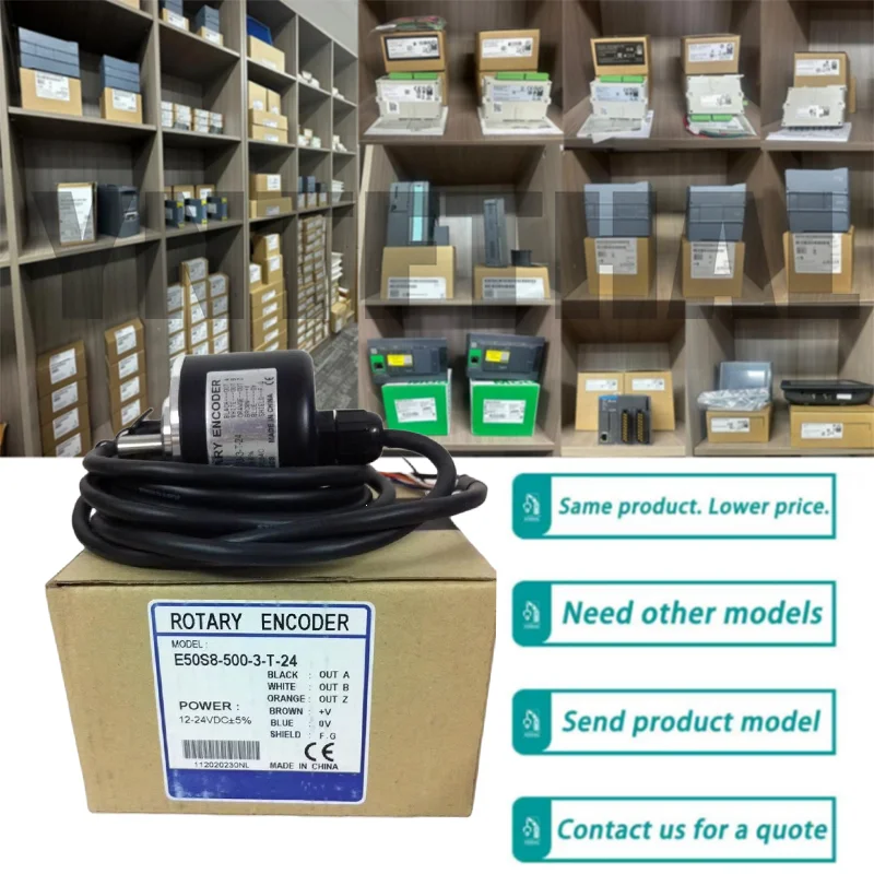 Новый оригинальный датчик инкрементального вращения E50S8-500-3-T-24
Новый оригинальный датчик инкрементального вращения E50S8-500-3-T-24