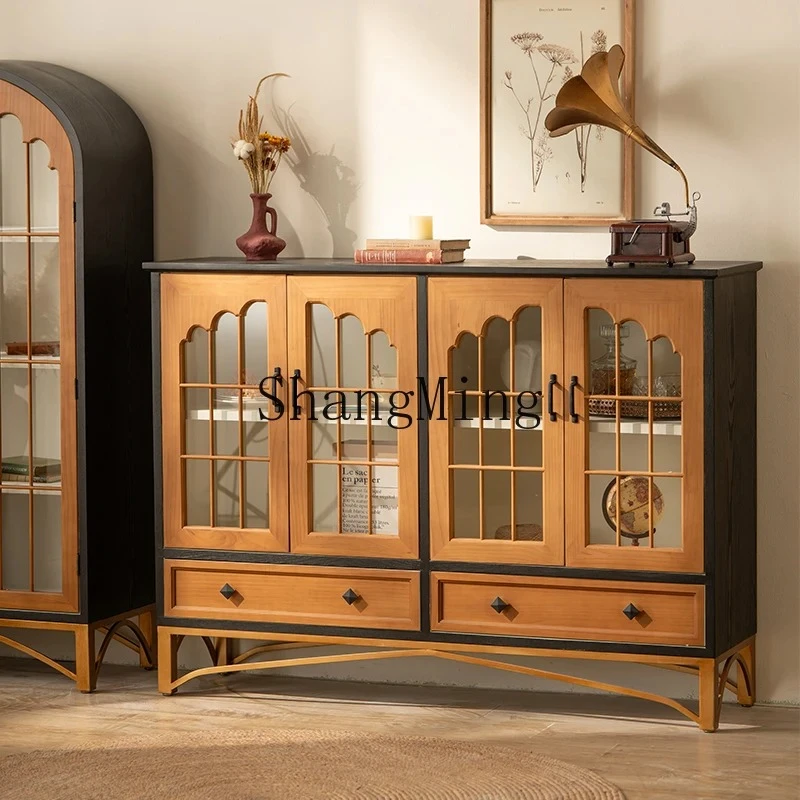 FG Home High Value wabi sandy wind retro old dining side cabinet living room entrance corridor display cabinet
FG Home High Value wabi sandy wind retro old dining side cabinet living room entrance corridor display cabinet