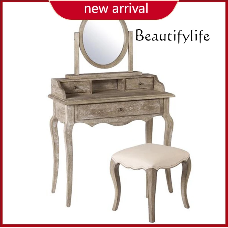 C Large Stool Vanity Table Luxury Makeup Solid Wooden Vanity Table Chest Drawers Penteadeira De Maquiagem Bedroom Furniture
C Large Stool Vanity Table Luxury Makeup Solid Wooden Vanity Table Chest Drawers Penteadeira De Maquiagem Bedroom Furniture